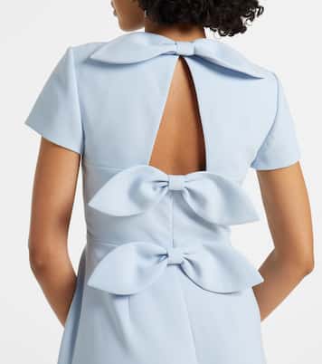 Robe longue en crêpe | Carolina Herrera