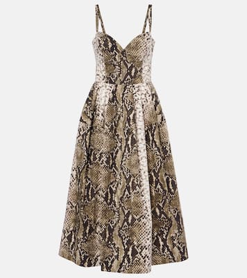 Robe aus Popeline | Oscar de la Renta