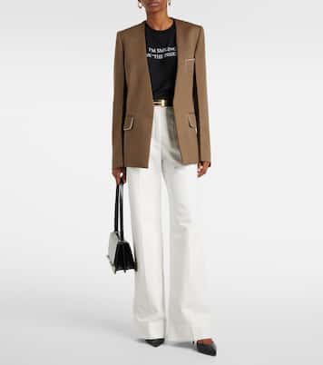Jeans anchos Alina de tiro alto | Victoria Beckham