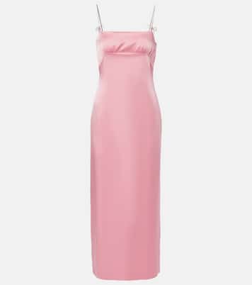 Abito midi Envers in raso | Blumarine