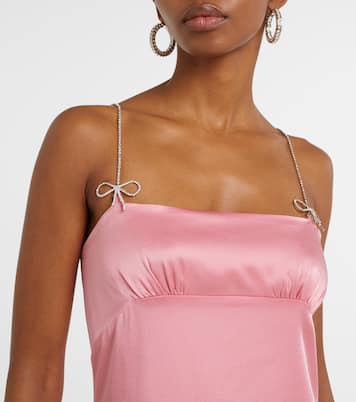 Abito midi Envers in raso | Blumarine