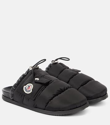 Slippers Mon Pocket mit Leder | Moncler