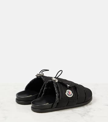 Slippers Mon Pocket mit Leder | Moncler