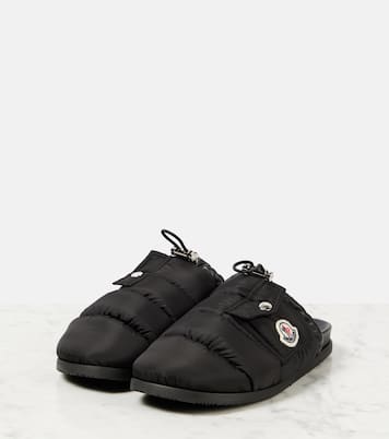Slippers Mon Pocket mit Leder | Moncler