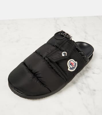 Slippers Mon Pocket mit Leder | Moncler