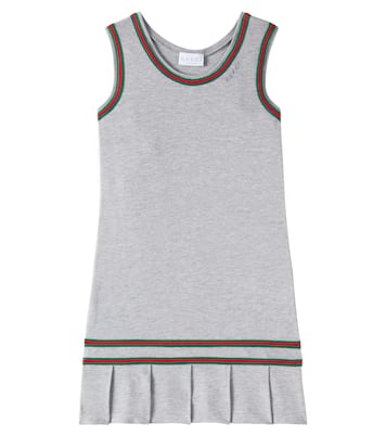 Kleid Web Stripe aus einem Baumwollgemisch | Gucci Kids