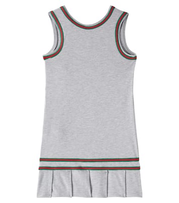 Kleid Web Stripe aus einem Baumwollgemisch | Gucci Kids