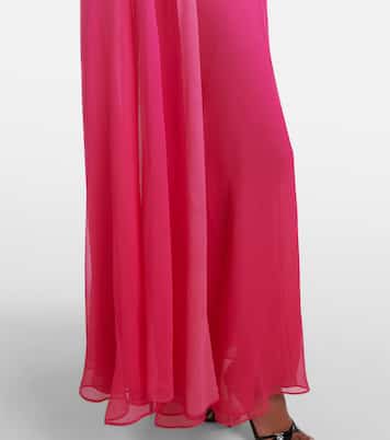 Abito lungo in seta con cut-out | Tom Ford