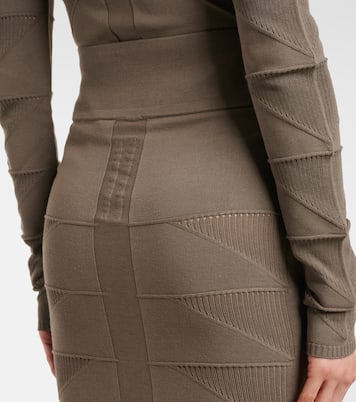 Bleistiftrock aus Jersey | Rick Owens