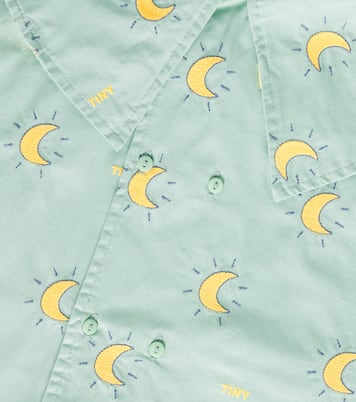 Abito Midnight Sun in cotone con ricamo  | Tinycottons