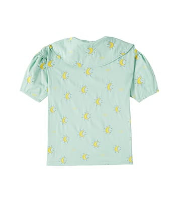 Abito Midnight Sun in cotone con ricamo  | Tinycottons