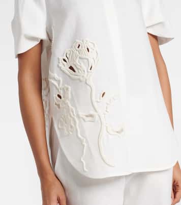 Camisa Embroidered Beauty de lino | Dorothee Schumacher