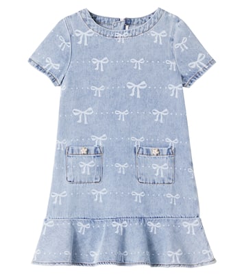 Abito di jeans con stampa | Self-Portrait Kids