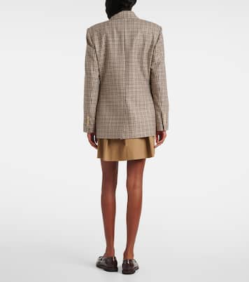 Checked virgin wool blazer | Brunello Cucinelli