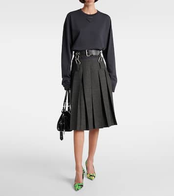 Salones Miss Z 80 de satén estampados | Christian Louboutin