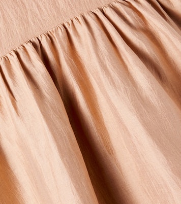 Abito Tulie in misto canapa con tulle | Donsje