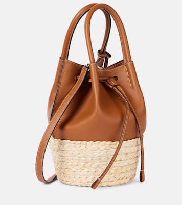 Secchiello Bux in pelle e rafia | Tod's
