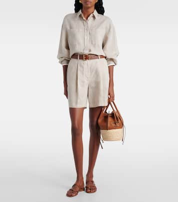Secchiello Bux in pelle e rafia | Tod's