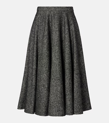 Gonna midi in misto lana | Dolce&Gabbana