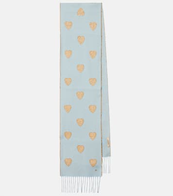 Écharpe Heart en laine mélangée | Valentino