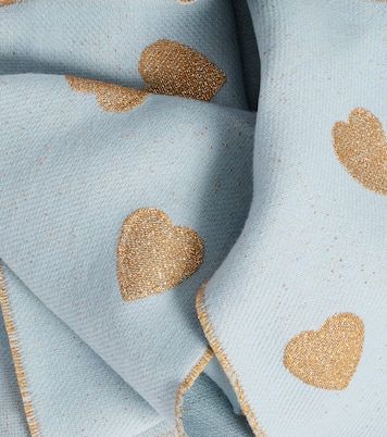 Écharpe Heart en laine mélangée | Valentino