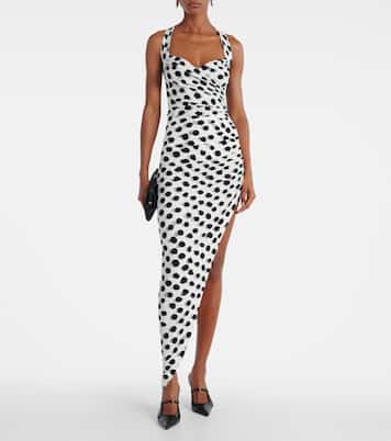 Cayla polka-dot midi dress | Norma Kamali