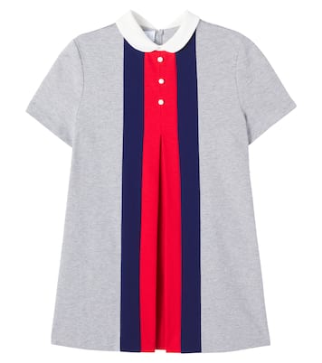 Kleid Web Stripe aus Baumwoll-Jersey | Gucci Kids