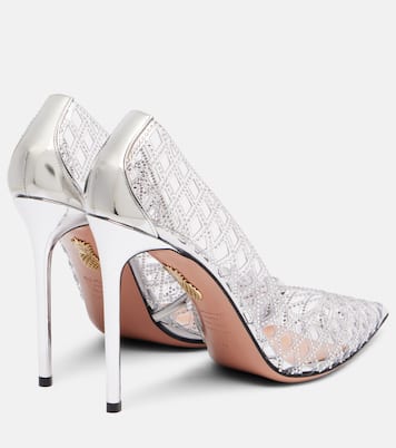 Pumps Lumiere 105 mit Kristallen | Aquazzura