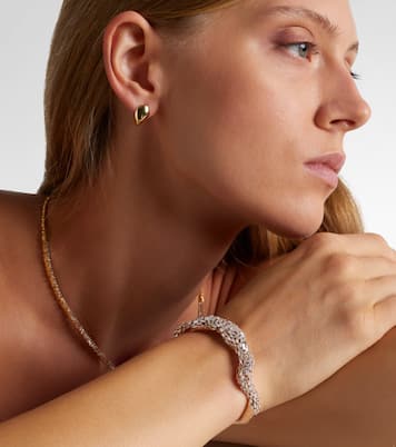 18kt rose gold bracelet with diamonds | Suzanne Kalan