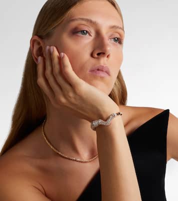 18kt rose gold bracelet with diamonds | Suzanne Kalan