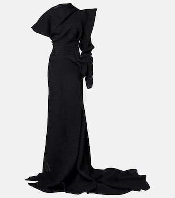Lyra asymmetric draped gown | Maticevski