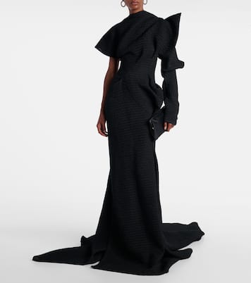 Lyra asymmetric draped gown | Maticevski