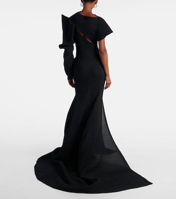 Lyra asymmetric draped gown | Maticevski