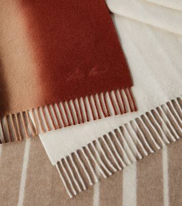 Checked cashmere throw | Loro Piana
