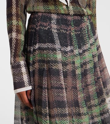 Gonna midi a quadri | Acne Studios