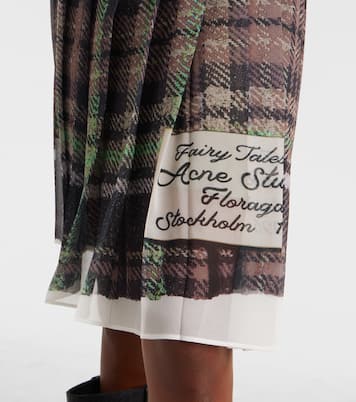 Gonna midi a quadri | Acne Studios