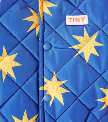 Baby Stars quilted puffer jacket | Tinycottons