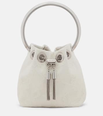 Bon Bon Micro lace bucket bag | Jimmy Choo