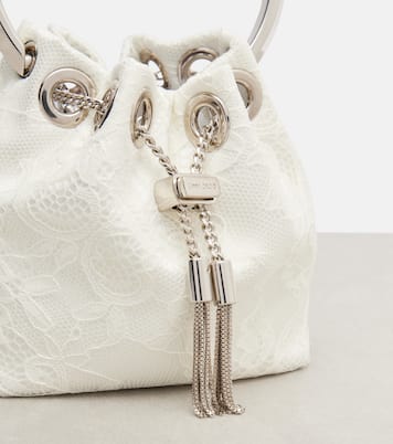 Bon Bon Micro lace bucket bag | Jimmy Choo