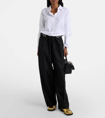 Campo mirrored leather penny loafers | Loewe
