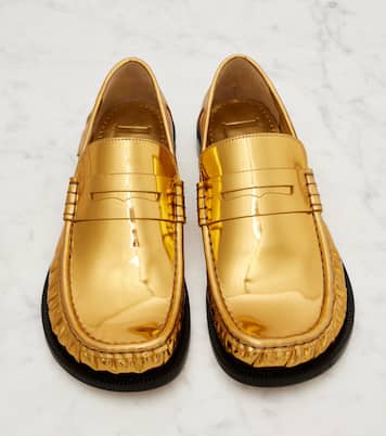 Campo mirrored leather penny loafers | Loewe