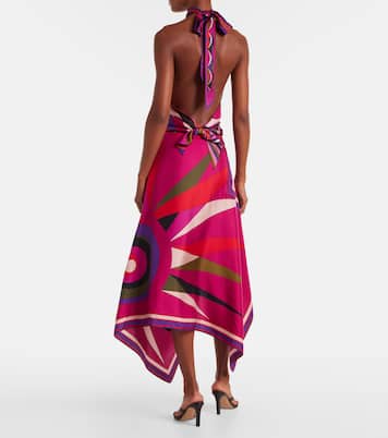 Iride silk satin top | Pucci