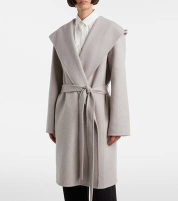 Cicero cashmere wrap coat | The Row