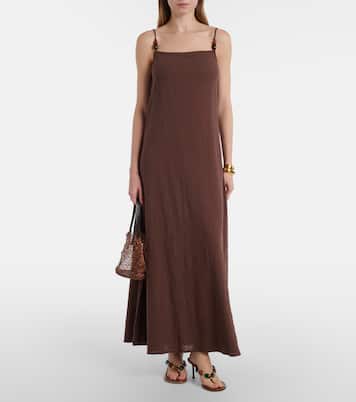 Laura cotton gauze maxi dress | Staud