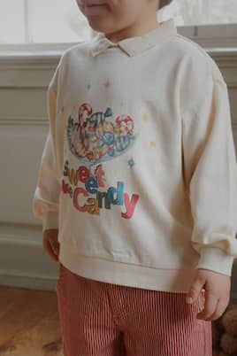 Spotty printed cotton jersey sweatshirt | Konges Sløjd