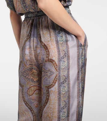 Weite Hose Wanderlust aus Seide | Zimmermann