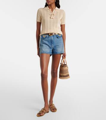 Embellished suede sandals | Valentino Garavani