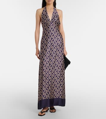 Bedrucktes Maxikleid Elidia aus Satin | Faithfull