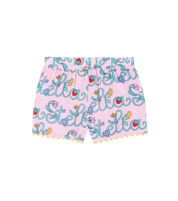 Logo cotton shorts | Stella McCartney Kids