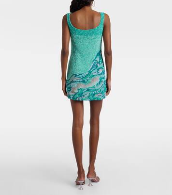 Sea embroidered minidress | Là Fuori